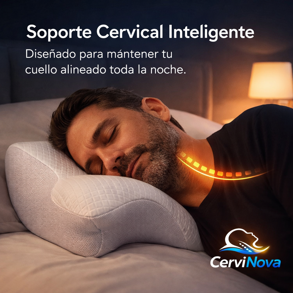 CerviNova™ Almohada Ortopédica [Despierta Sin Dolor. Todas Las Mañanas.]