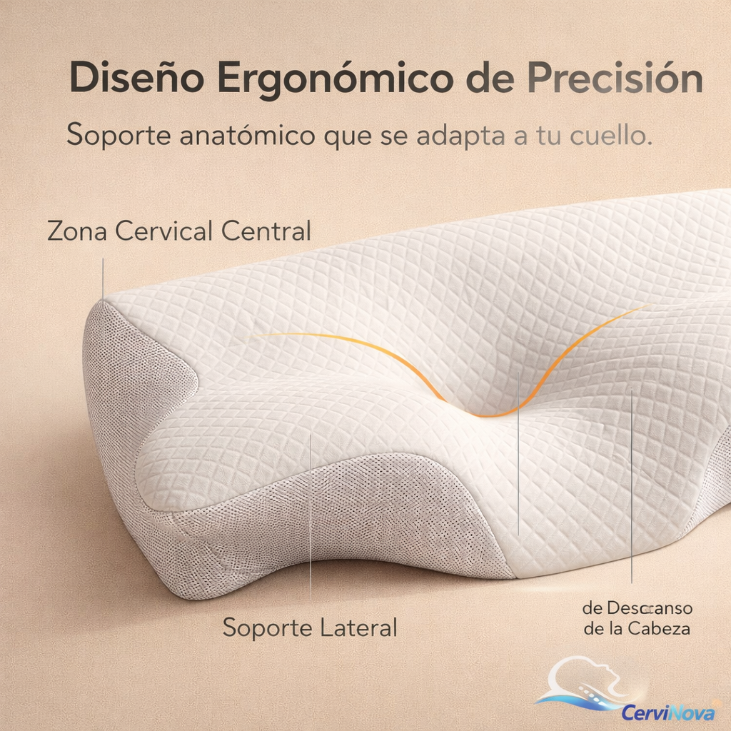 CerviNova™ Almohada Ortopédica [Despierta Sin Dolor. Todas Las Mañanas.]