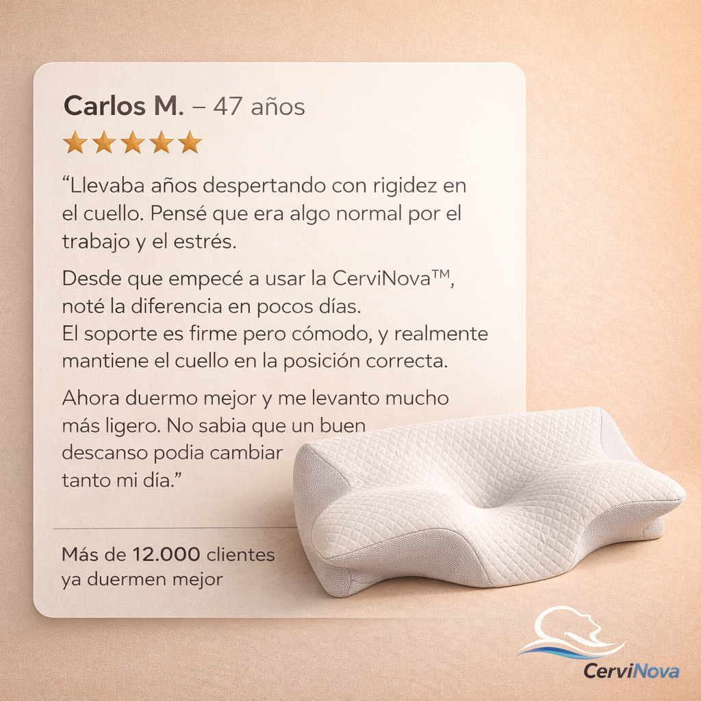 CerviNova™ Almohada Ortopédica [Despierta Sin Dolor. Todas Las Mañanas.]