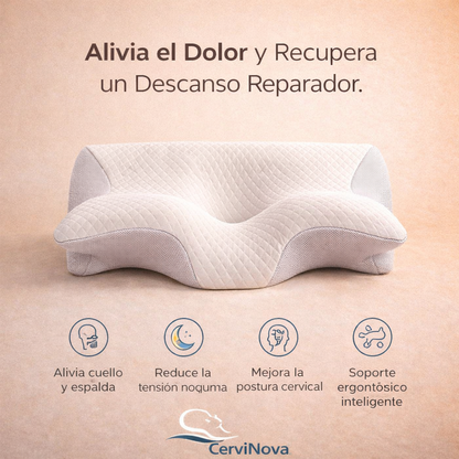 CerviNova™ Almohada Ortopédica [Despierta Sin Dolor. Todas Las Mañanas.]