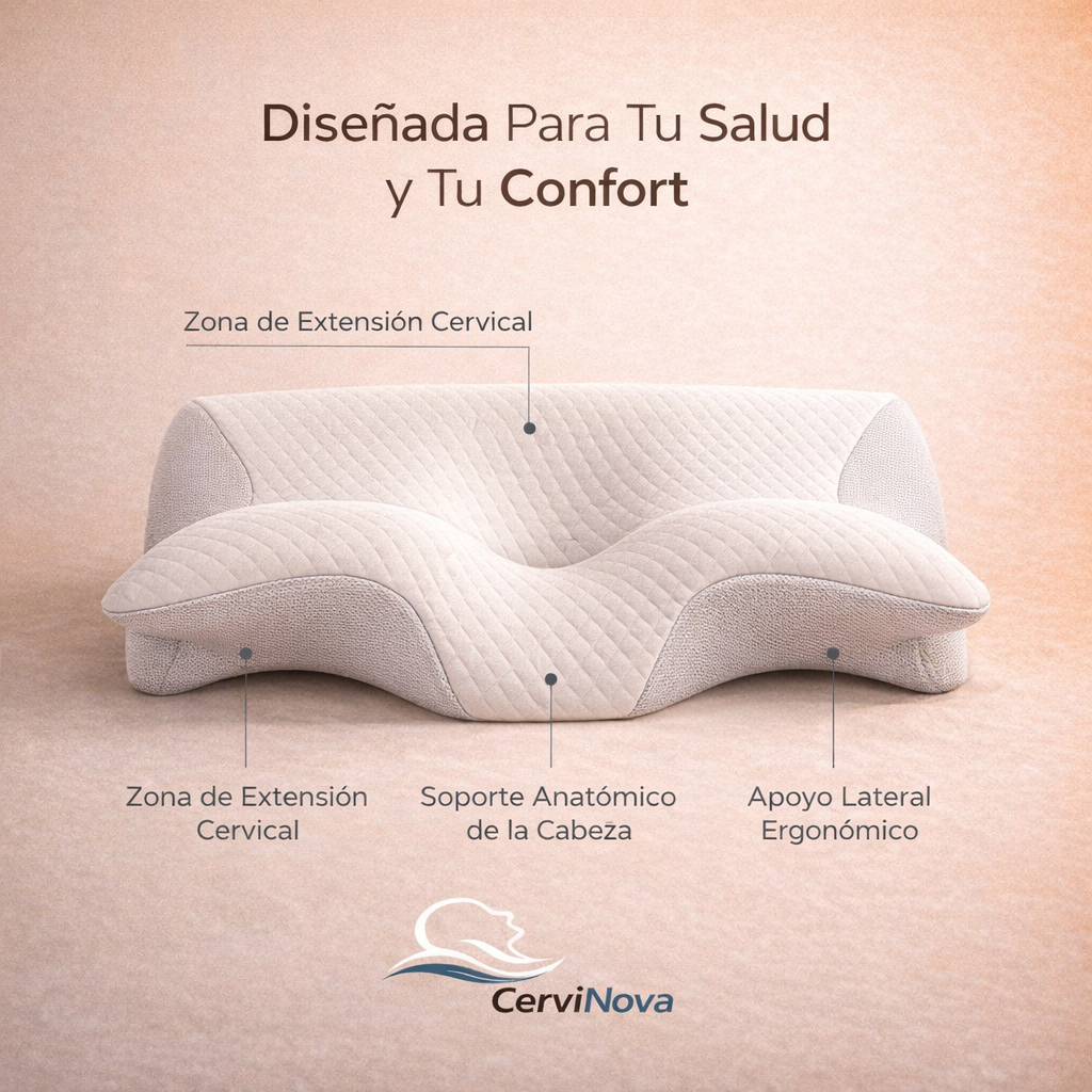 CerviNova™ Almohada Ortopédica [Despierta Sin Dolor. Todas Las Mañanas.]