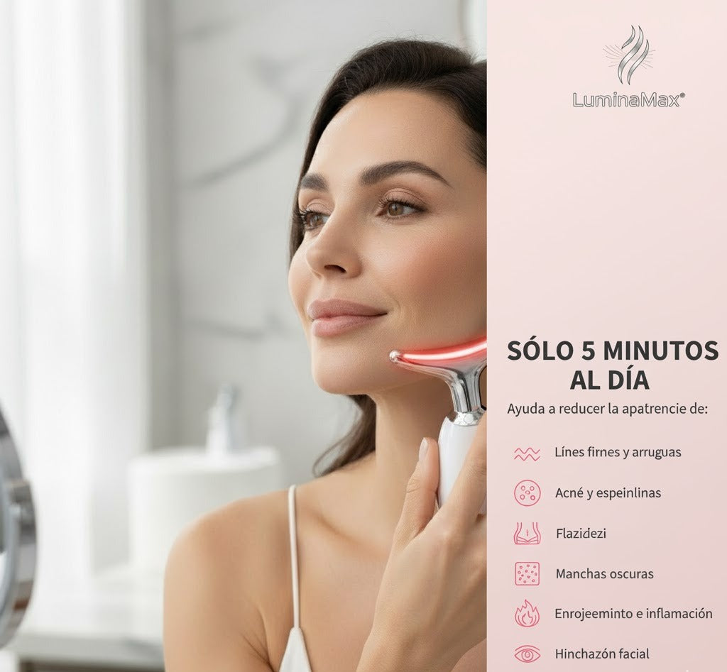 LuminaMax® Escultor Facial 7 en 1 - Máxima tecnología, piel perfecta