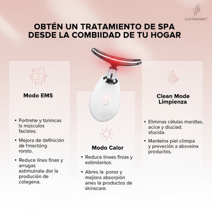 LuminaMax® Escultor Facial 7 en 1 - Máxima tecnología, piel perfecta