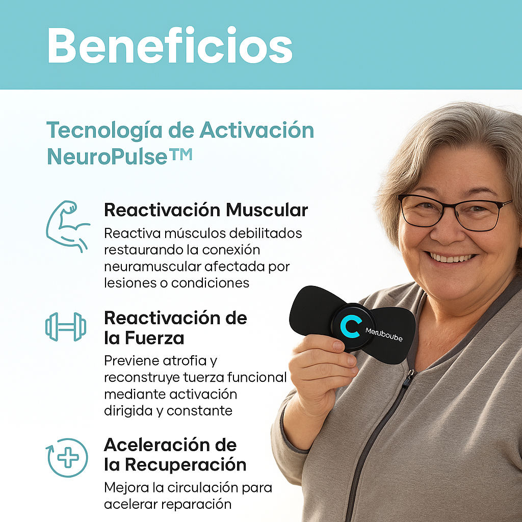 NeuroPulse™ EMS Pad - Evita la Atrofia y Reactiva los Músculos