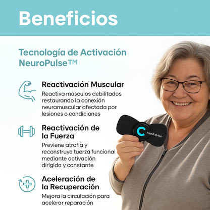 NeuroPulse™ EMS Pad - Evita la Atrofia y Reactiva los Músculos